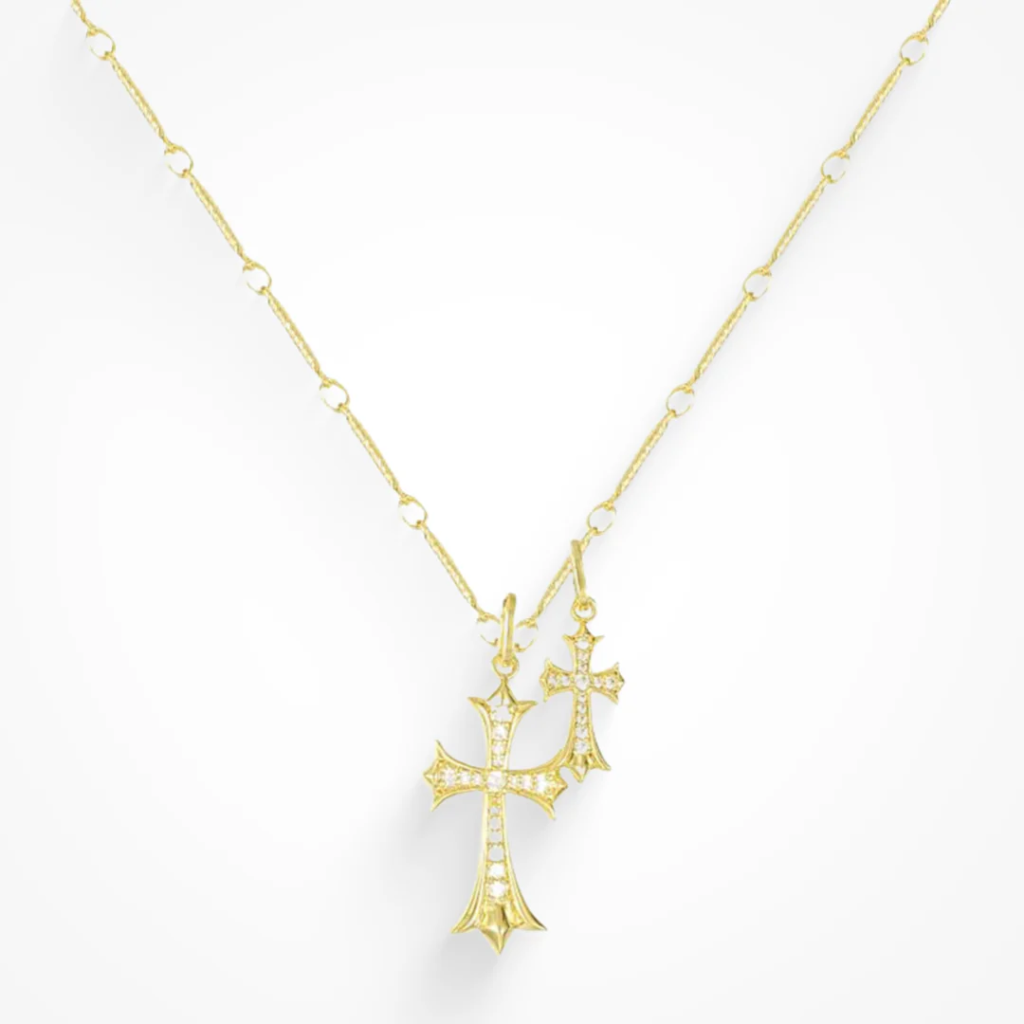 Double Cross Necklaces: Perfect for Adding a Touch of Sophistication
